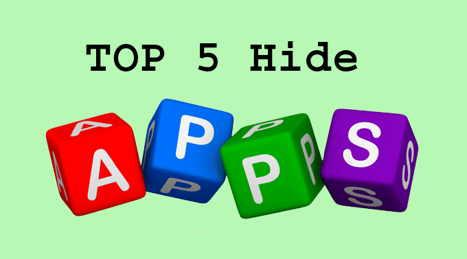 top 5 hide apps