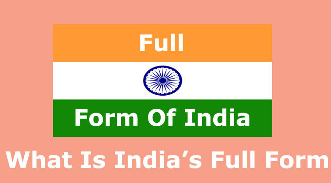 full form of india