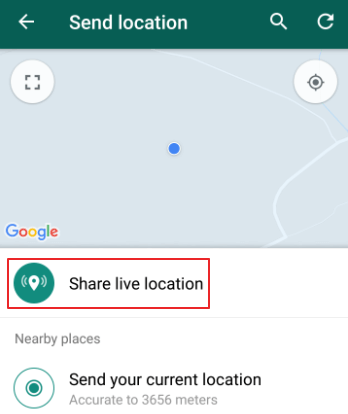 share live location