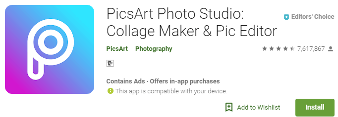 PicsArt Photo Studio : Collage Maker & Pic Editor