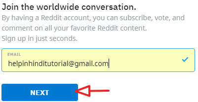 enter your email id