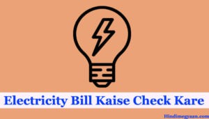 Electricity bill check and pay online