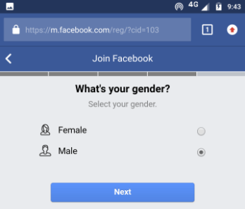 select gender