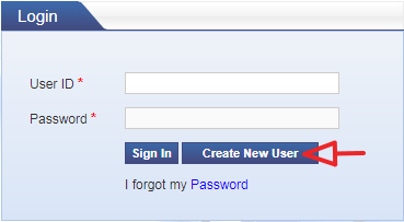 click on create new user