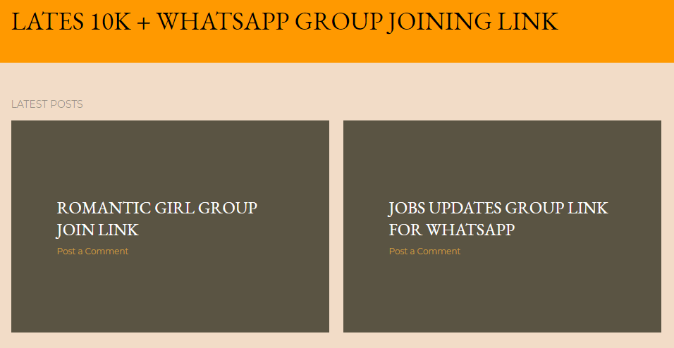 whatsapp group joining links