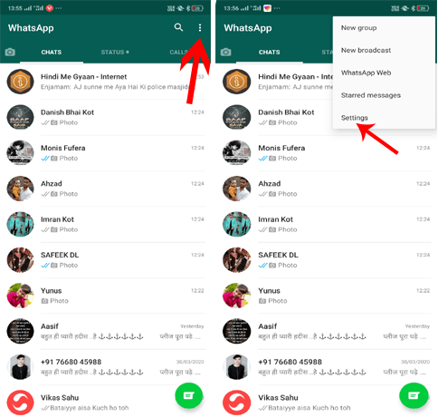 whatsapp account par fingerprint lock kaise lagaye