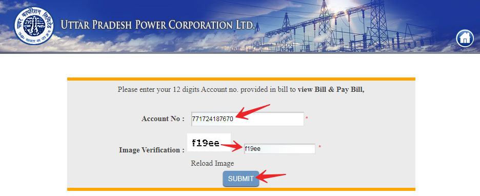 UP Bijli Bill Check