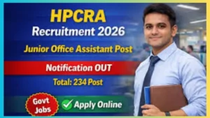 HPCRA Junior Office Assistant (IT) Recruitment 2026