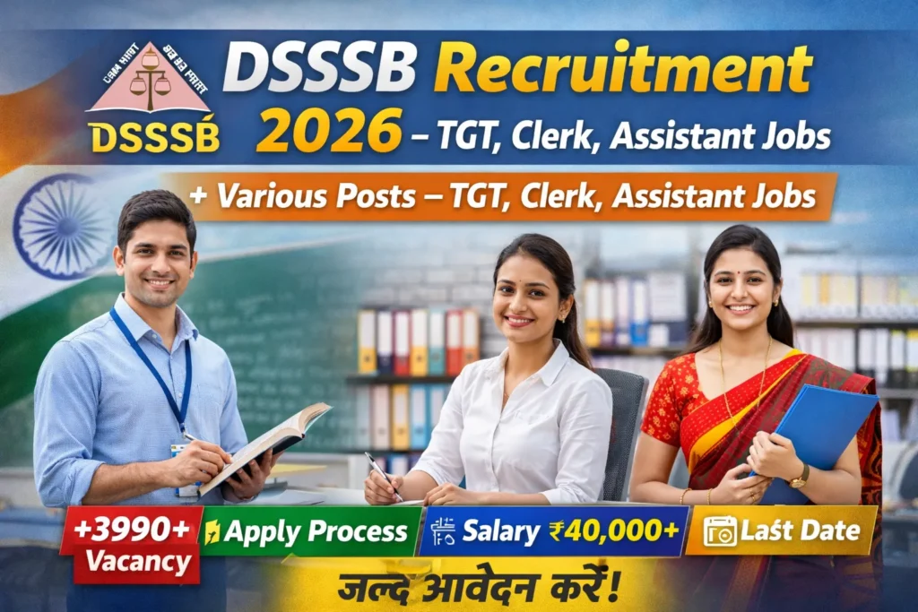 DSSSB Recruitment 2026