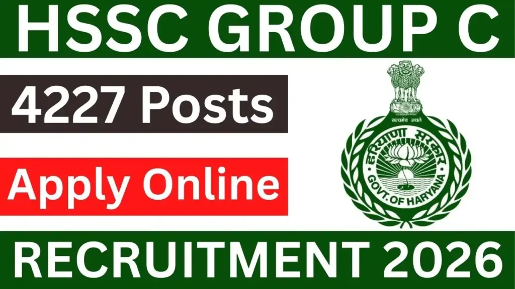 HSSC Group C Recruitment 2026