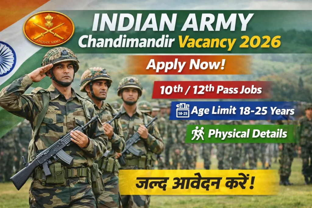 Indian Army Chandimandir Vacancy 2026