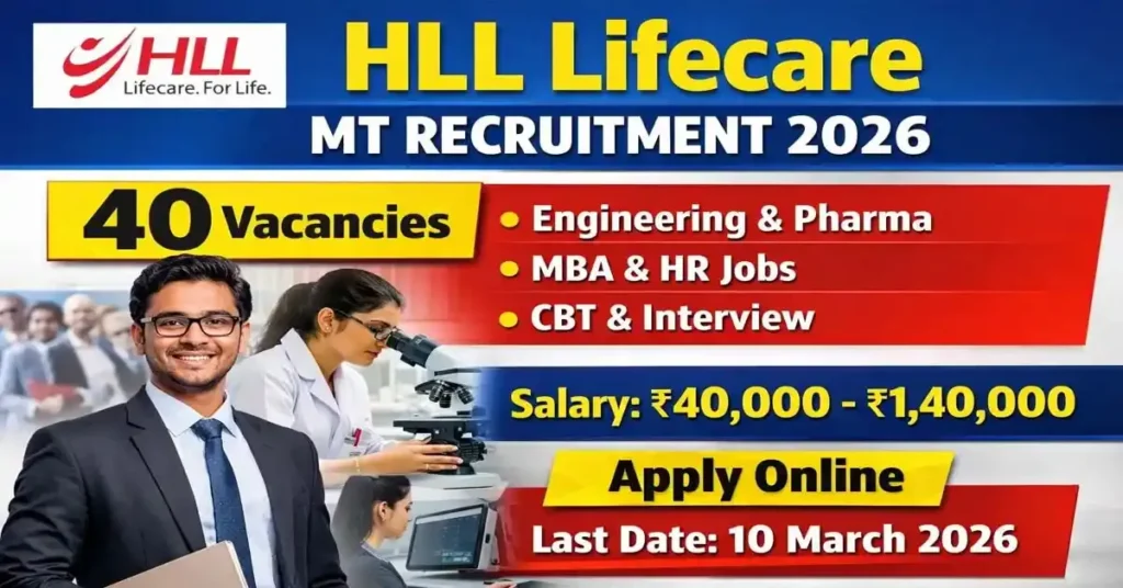 HLL Lifecare Management Trainee Recruitment 2026