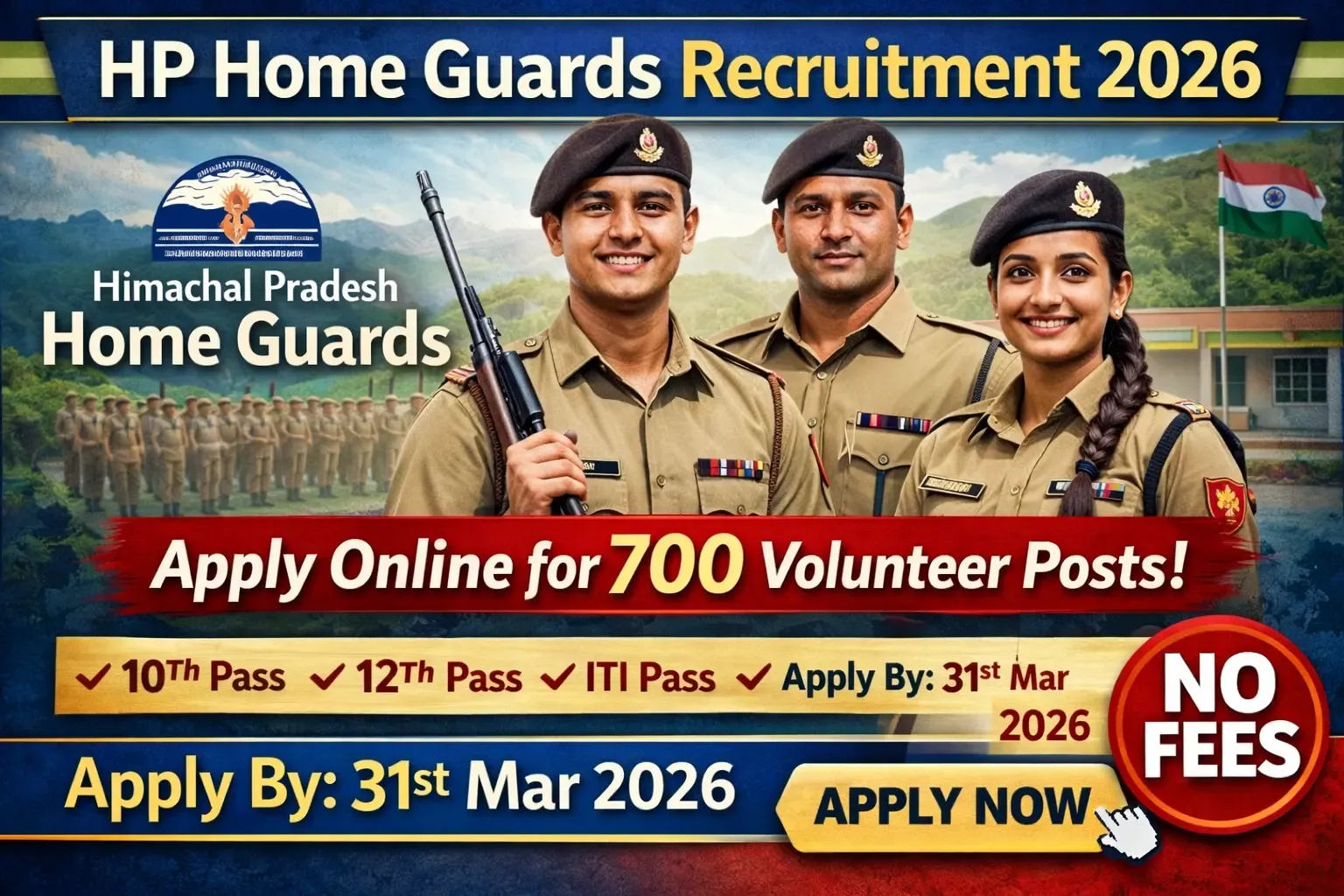 HP Home Guards Vacancy 2026 Notification Out – योग्यता, चयन प्रक्रिया ...