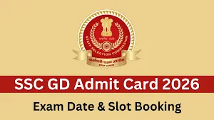 SSC GD Constable Admit Card 2026