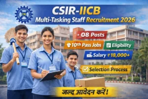 CSIR-IICB Multi-Tasking Staff Recruitment 2026
