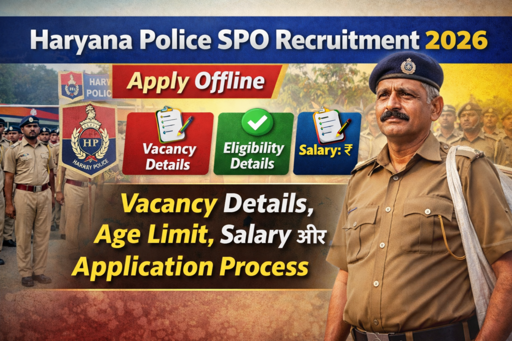 Haryana Police SPO Recruitment 2026