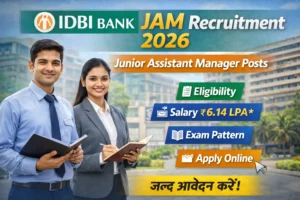 IDBI Bank JAM Recruitment 2026