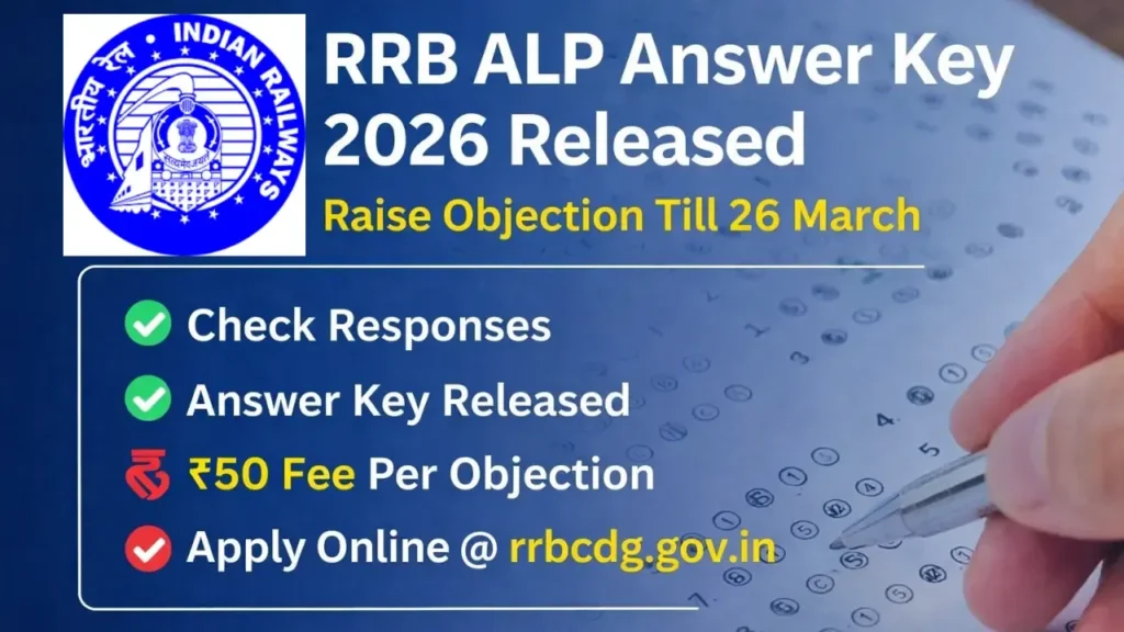 RRB ALP CBT-1 Answer Key 2026